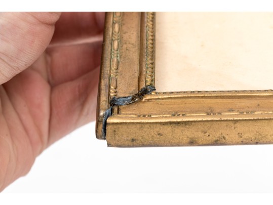 Lot Of Two Striking Antique Decorative Metal Frames