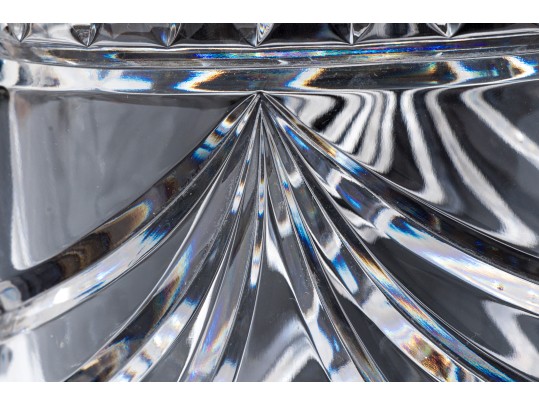 Elegant Waterford Crystal Biscuit Jar