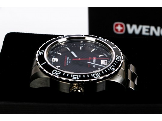 Swiss Army Wenger 'Roadster Black Night' Quartz Watch, Retail Price $215