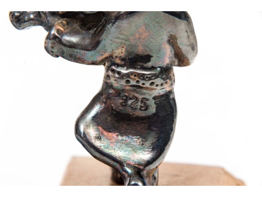 Judaica Sterling Shield And Figure