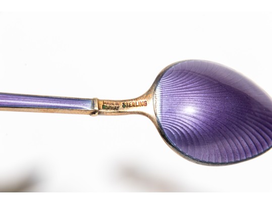 Collection Of Fourteen Various Sterling Coffee Spoons