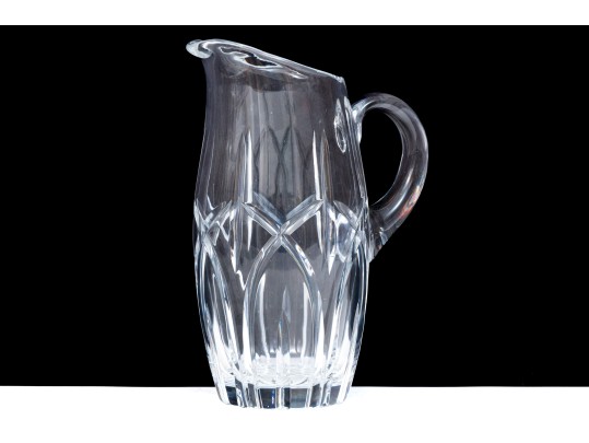 Cartier Lovely Contemporary Cut Crystal Water Pitcher