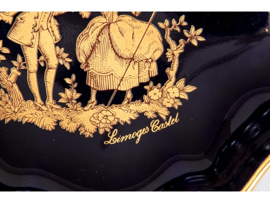 Limoges Gold Gilt Porcelain Dish