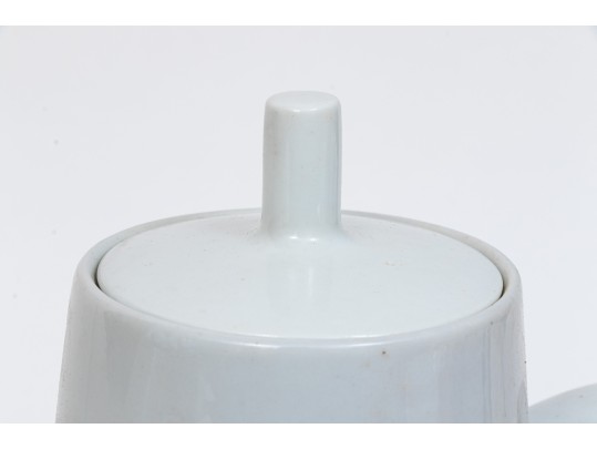 Classic Twelve Piece White Porcelain Coffee Service