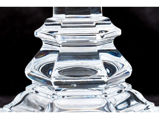 Tiffany & Co. Crystal Glass Candle Sticks