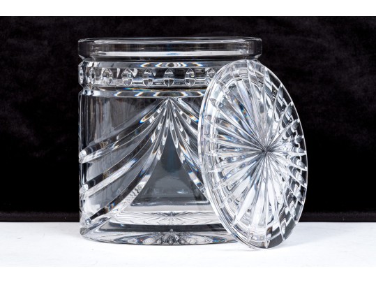 Elegant Waterford Crystal Biscuit Jar