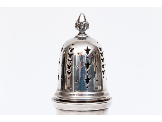 Asprey & Co. Stunning Vintage English Sterling Silver Sugar Caster, Circa 1962