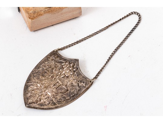 Judaica Sterling Shield And Figure