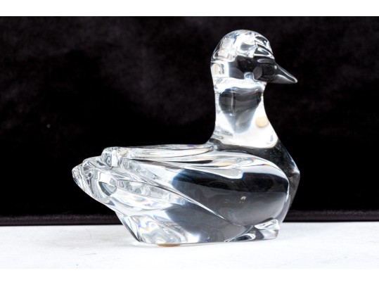 Baccarat Handsome Crystal Duck