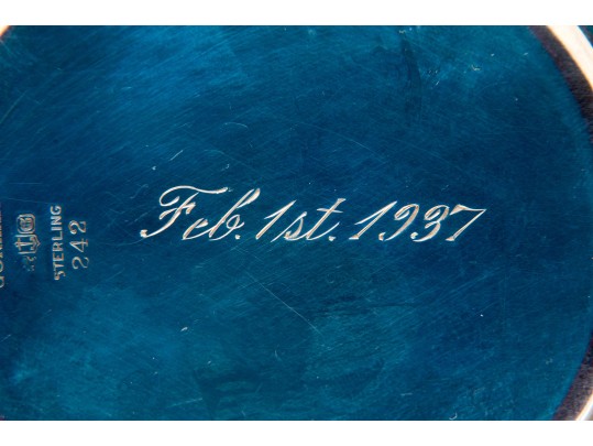 Vintage Sterling Baby Cup, Bowl, Fork And Spoon