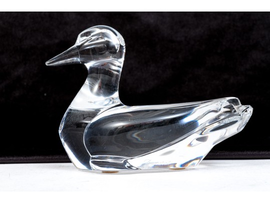 Baccarat Handsome Crystal Duck
