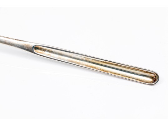 Antique George III Sterling Silver Marrow Spoon, Richard Crossley, London 1805