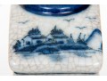 Lovely Vintage Delftware Style Tea Caddy