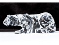 Baccarat Fabulous Contemporary Crystal Stalking Tiger Figurine 