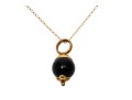 Classy 14k Onyx Pendant Necklace
