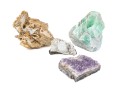 Lot Of Four Colorful Mineral Samples, 2.7 Lbs.
