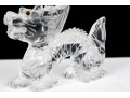 Charming Carved Glass Dragon