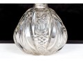Pretty Antique English Sterling Silver And Cut Crystal Perfume Bottle, Circa 1902