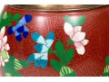 Lot Of Four Striking Vintage Chinese Cloisonne Pieces, Including A Ginger Jar