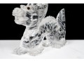 Charming Carved Glass Dragon