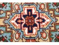 Hand Knotted Wool Indo-serapi Carpet, 5'-2