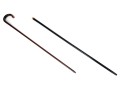Two 14K Tipped Walking Canes