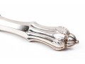 Antique Sterling Silver Ornate Serving Fork, Sheffield England, 1890, Henry Wilkenson