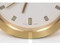 Tiffany & Co. Handsome Brass Desk Clock, White Dial