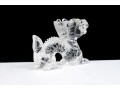 Charming Carved Glass Dragon