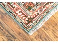 Hand Knotted Wool Indo-serapi Carpet, 5'-2