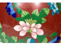 Lot Of Four Striking Vintage Chinese Cloisonne Pieces, Including A Ginger Jar