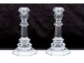 Tiffany & Co. Crystal Glass Candle Sticks
