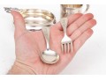 Vintage Sterling Baby Cup, Bowl, Fork And Spoon