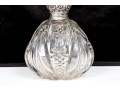 Pretty Antique English Sterling Silver And Cut Crystal Perfume Bottle, Circa 1902