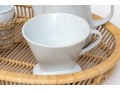 Classic Twelve Piece White Porcelain Coffee Service