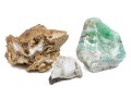 Lot Of Four Colorful Mineral Samples, 2.7 Lbs.