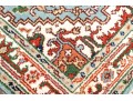 Hand Knotted Wool Indo-serapi Carpet, 5'-2