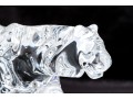 Baccarat Fabulous Contemporary Crystal Stalking Tiger Figurine 