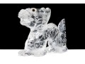 Charming Carved Glass Dragon