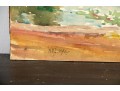 William A. Drake (1891-1979) Watercolor On Board Lake Landscape - Unframed