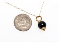 Classy 14k Onyx Pendant Necklace