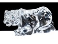 Baccarat Fabulous Contemporary Crystal Stalking Tiger Figurine 