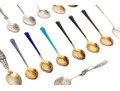 Collection Of Fourteen Various Sterling Coffee Spoons