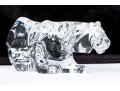 Baccarat Fabulous Contemporary Crystal Stalking Tiger Figurine 