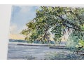 William L. Drake (1929-2019) Watercolor On Paper Roches Point Ontario - Unframed 