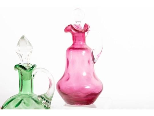 Colorful Coin Glass Decanters