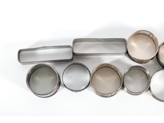 Variety Of Sterling Silver Napkin Rings