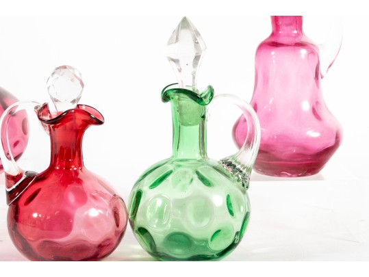 Colorful Coin Glass Decanters