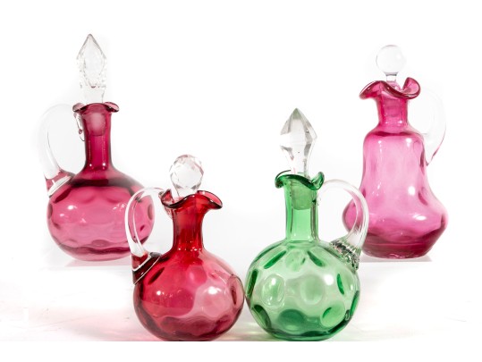 Colorful Coin Glass Decanters