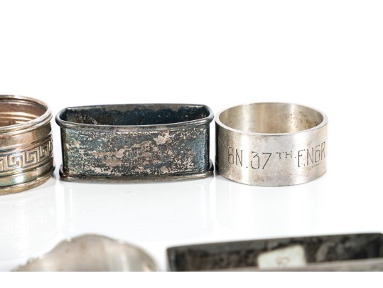 Variety Of Sterling Silver Napkin Rings